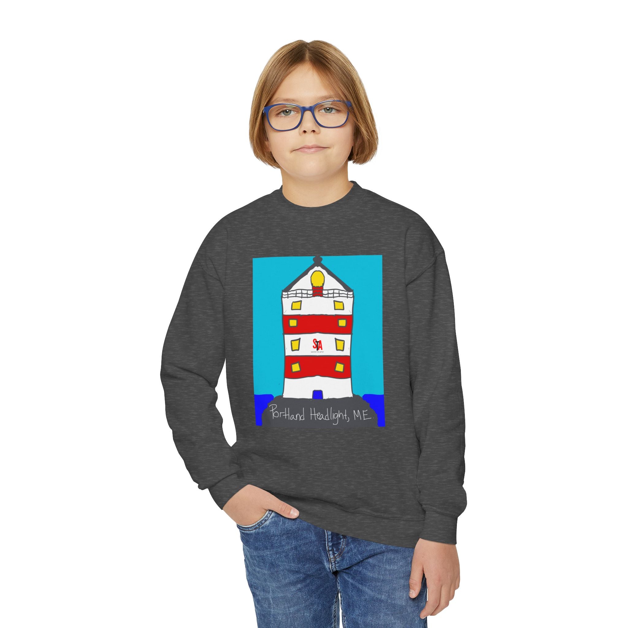Portland Headlight Crewneck Sweatshirt (Kids)