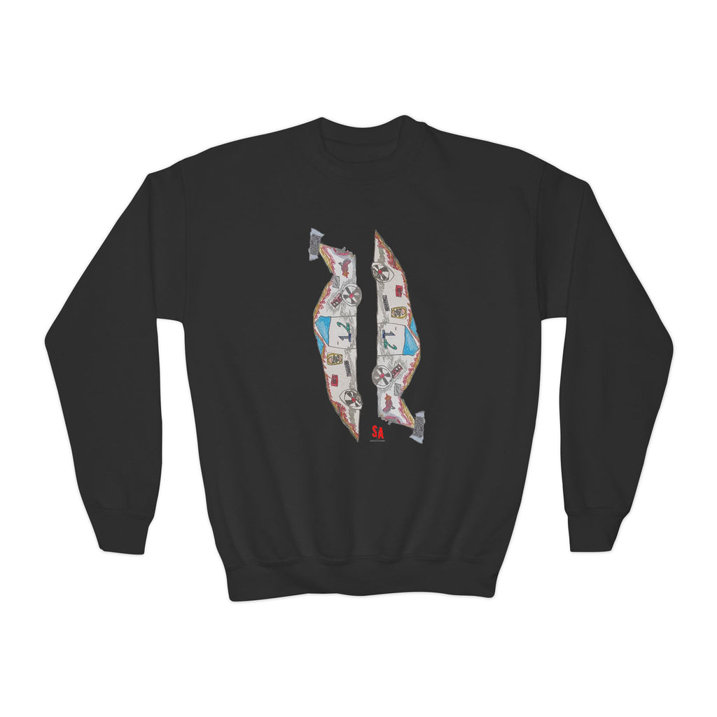 Race Car Crewneck Sweatshirt (Kids)