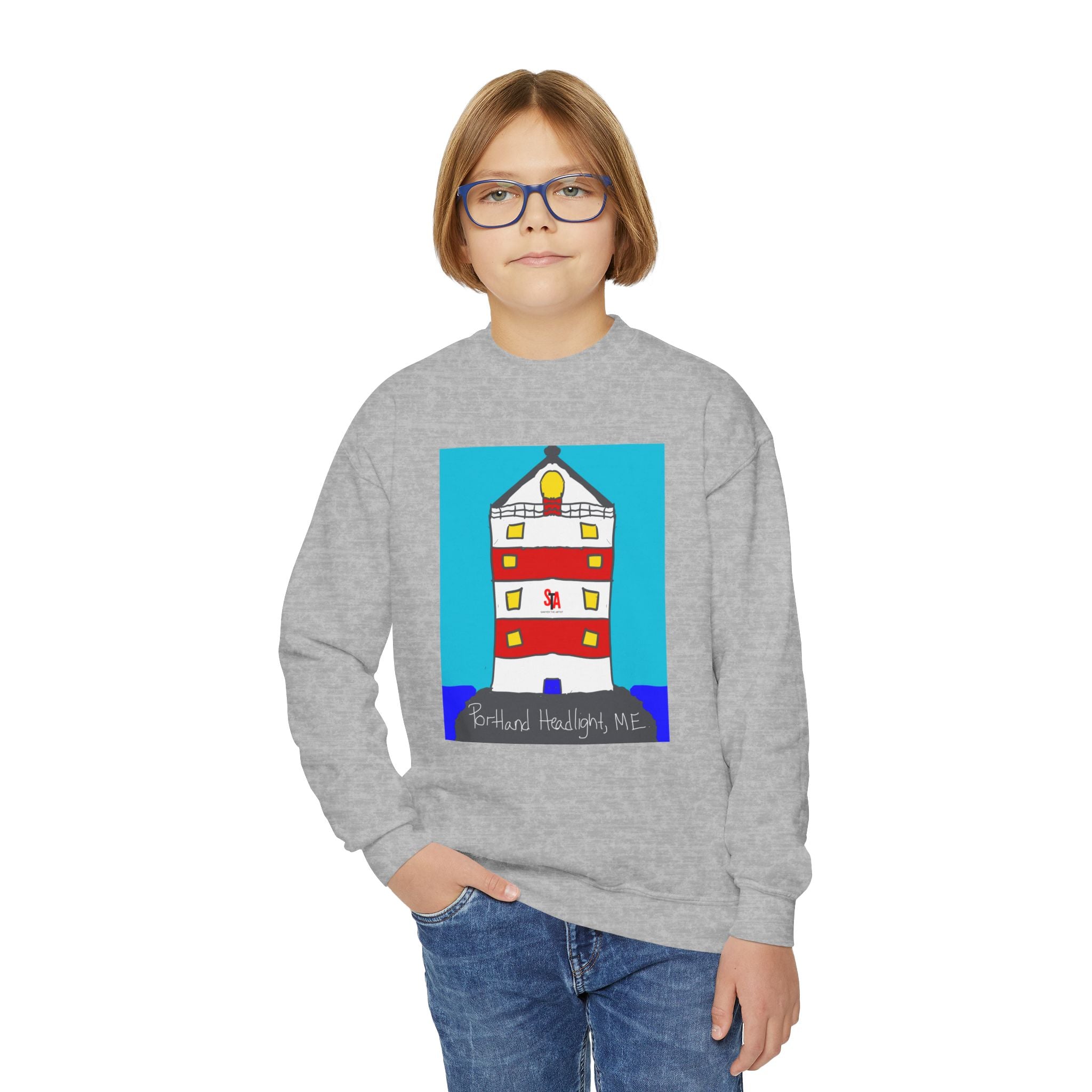 Portland Headlight Crewneck Sweatshirt (Kids)