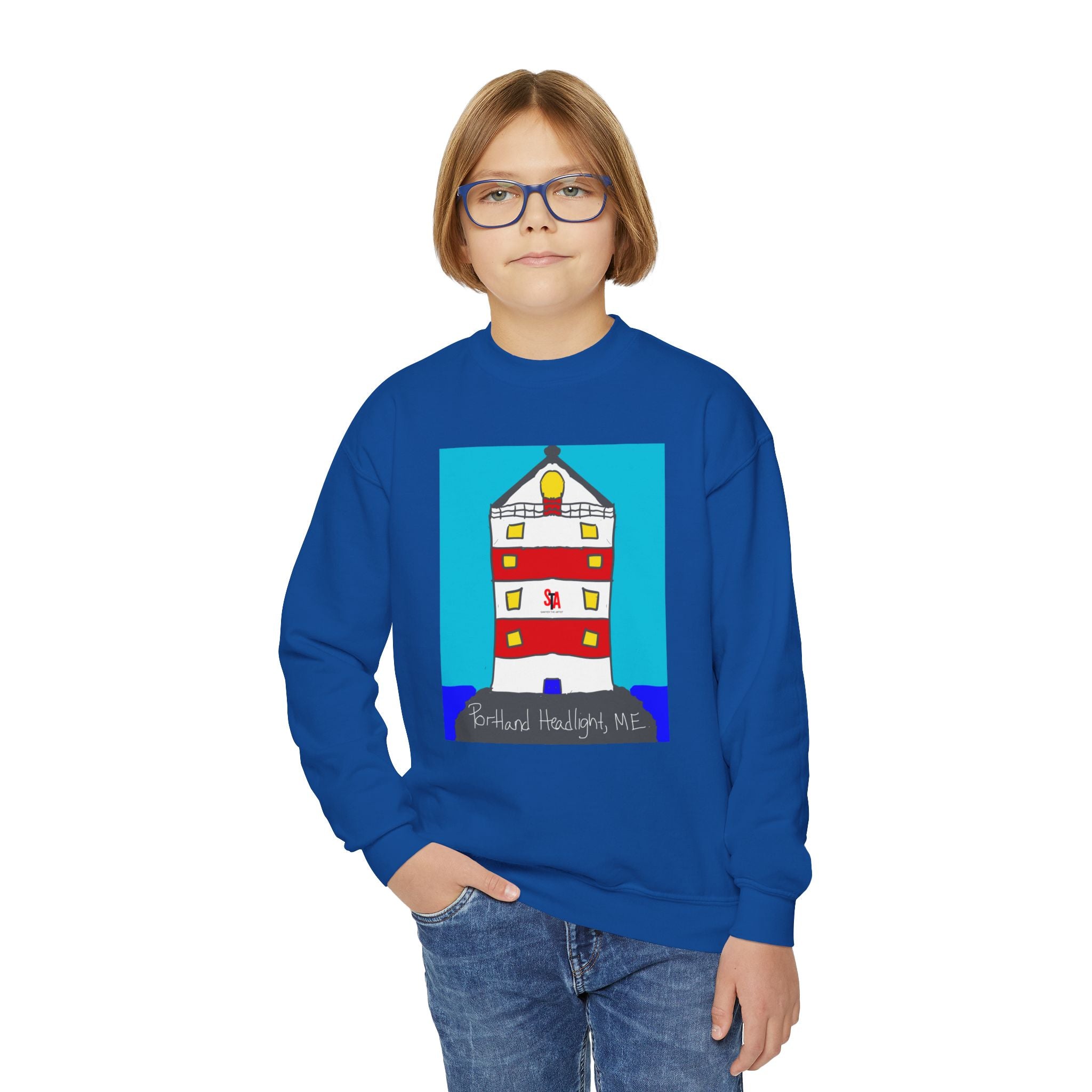 Portland Headlight Crewneck Sweatshirt (Kids)